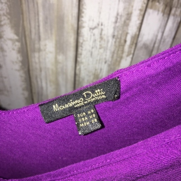 Massimo Dutti Purple Sleeveless Blouse - Picture 4 of 4